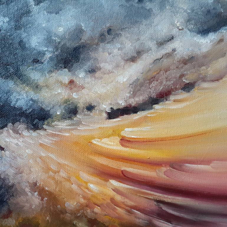 Original Abstract Seascape Painting by Scott Maxwell