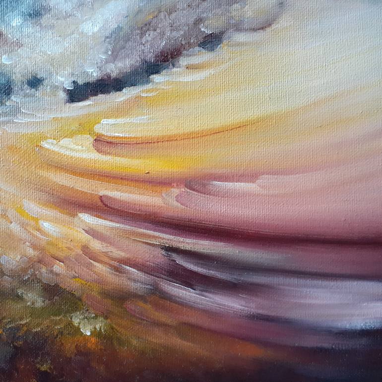 Original Abstract Seascape Painting by Scott Maxwell