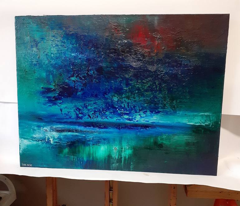 Original Abstract Expressionism Abstract Painting by Scott Maxwell