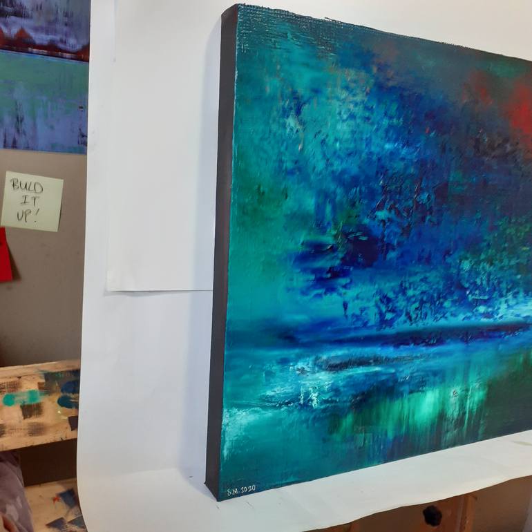 Original Abstract Expressionism Abstract Painting by Scott Maxwell