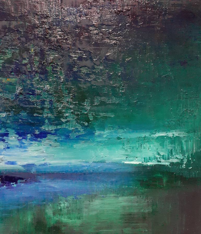Original Abstract Expressionism Abstract Painting by Scott Maxwell