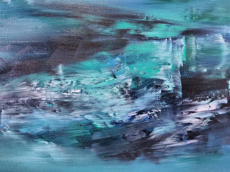 Original Abstract Seascape Painting by Scott Maxwell