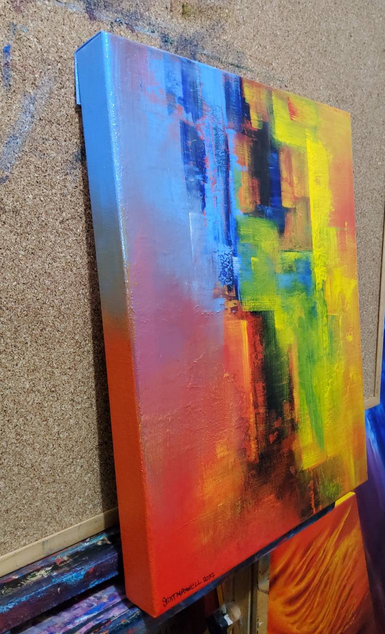 Original Contemporary Abstract Painting by Scott Maxwell