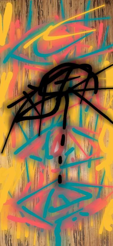 Print of Graffiti Digital by Mounya KECHA alias DYLAKS
