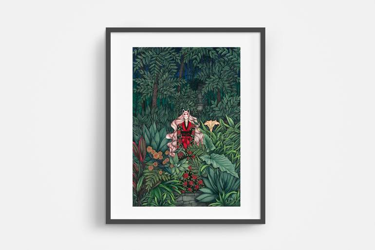 Original Contemporary Fantasy Drawing by Neha Gupte