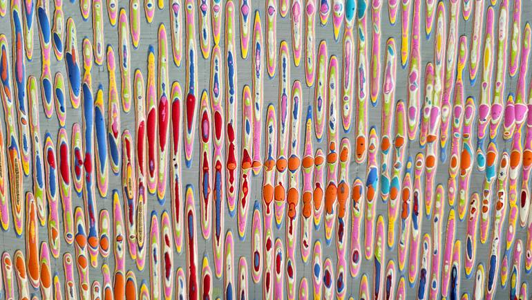 Original Abstract Expressionism Abstract Painting by Michelle Oh