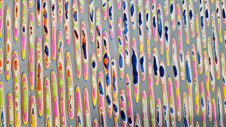 Original Abstract Expressionism Abstract Painting by Michelle Oh