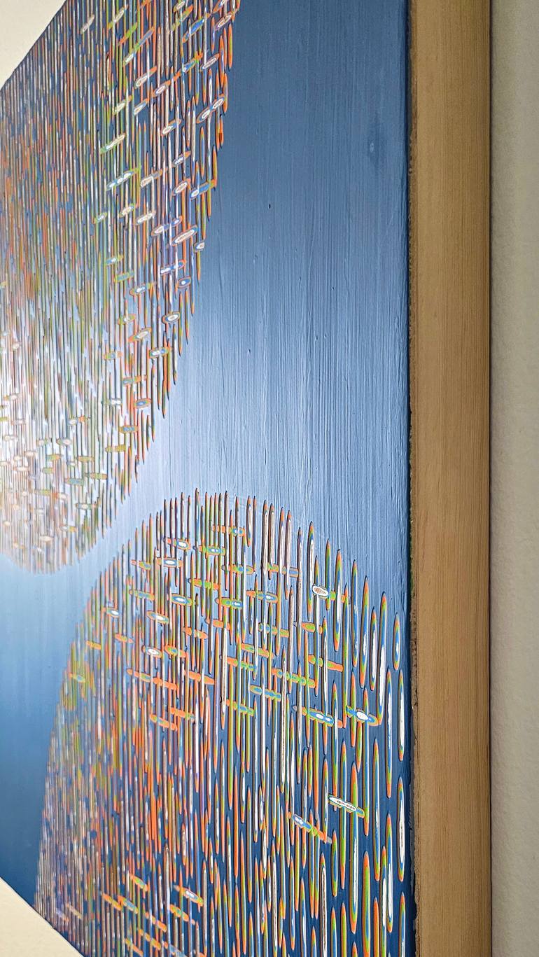 Original Abstract Expressionism Abstract Painting by Michelle Oh