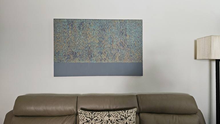 Original Abstract Expressionism Abstract Painting by Michelle Oh