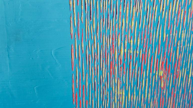 Original Abstract Expressionism Abstract Painting by Michelle Oh