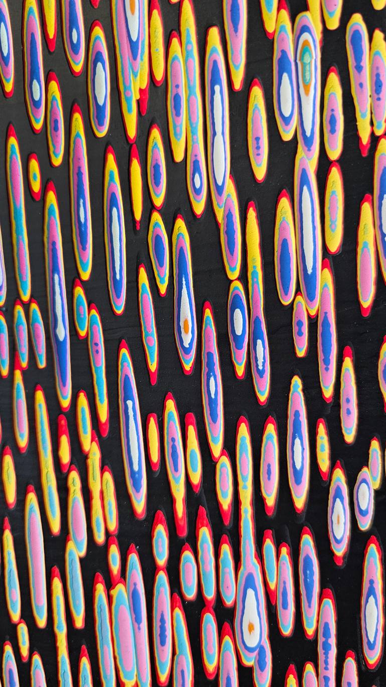 Original Abstract Expressionism Abstract Painting by Michelle Oh