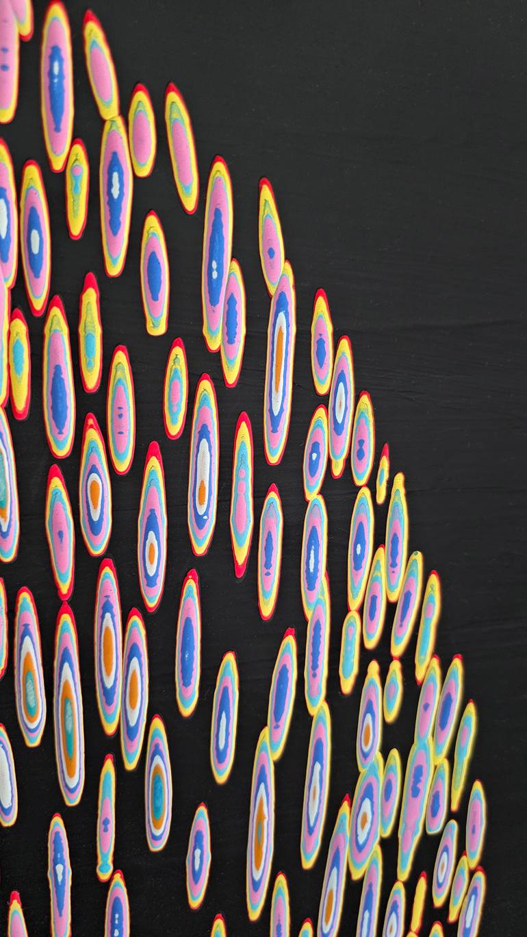 Original Abstract Expressionism Abstract Painting by Michelle Oh