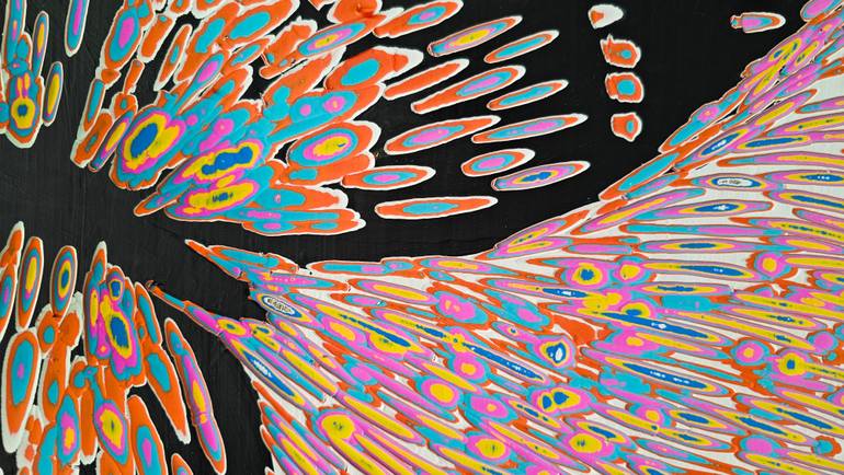 Original Abstract Expressionism Abstract Painting by Michelle Oh