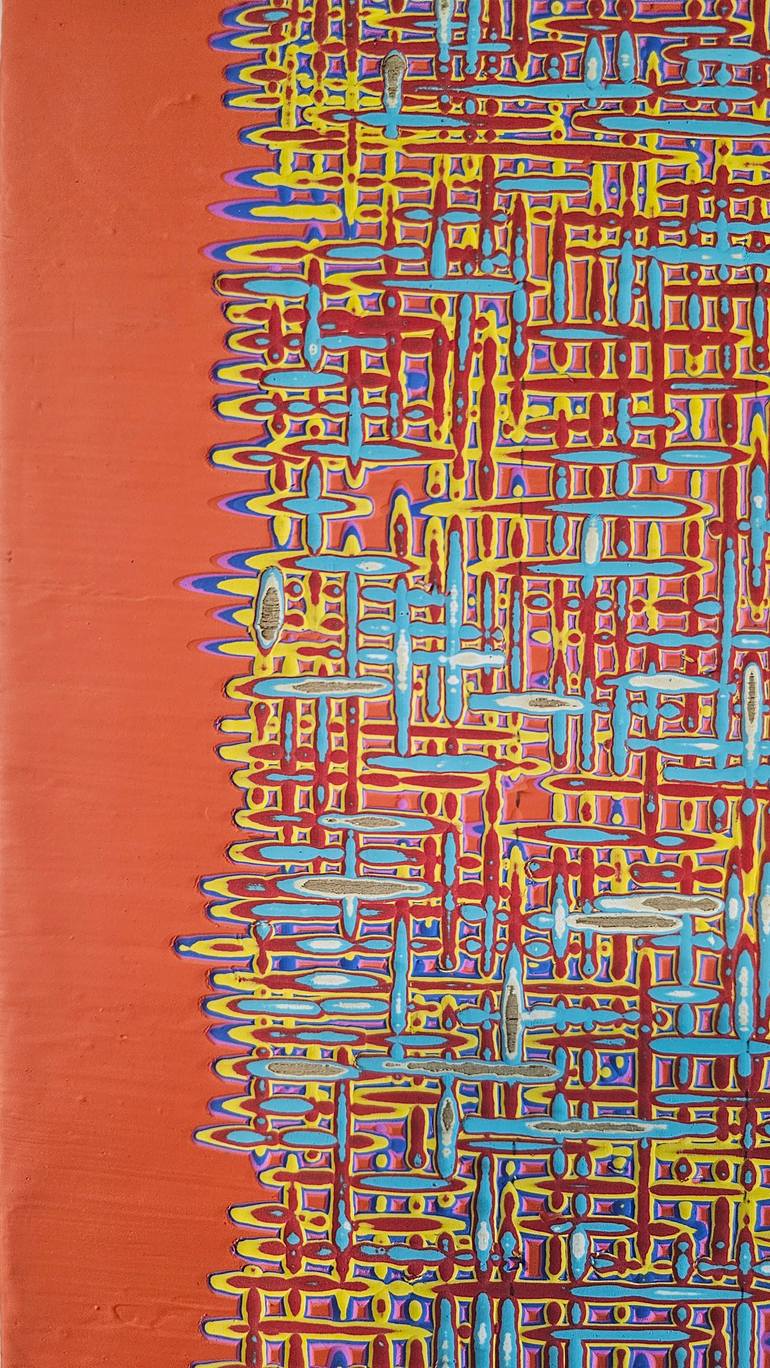 Original Abstract Expressionism Abstract Painting by Michelle Oh