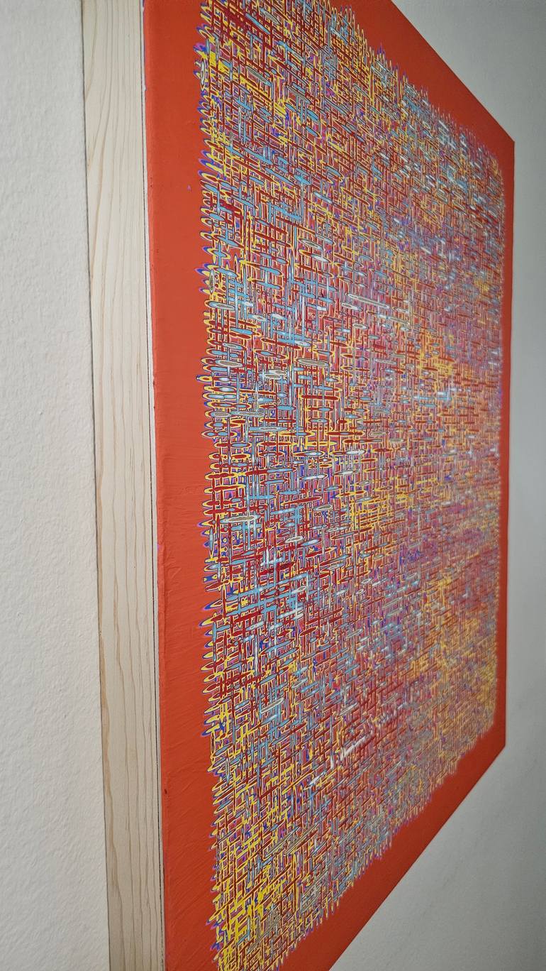 Original Abstract Expressionism Abstract Painting by Michelle Oh
