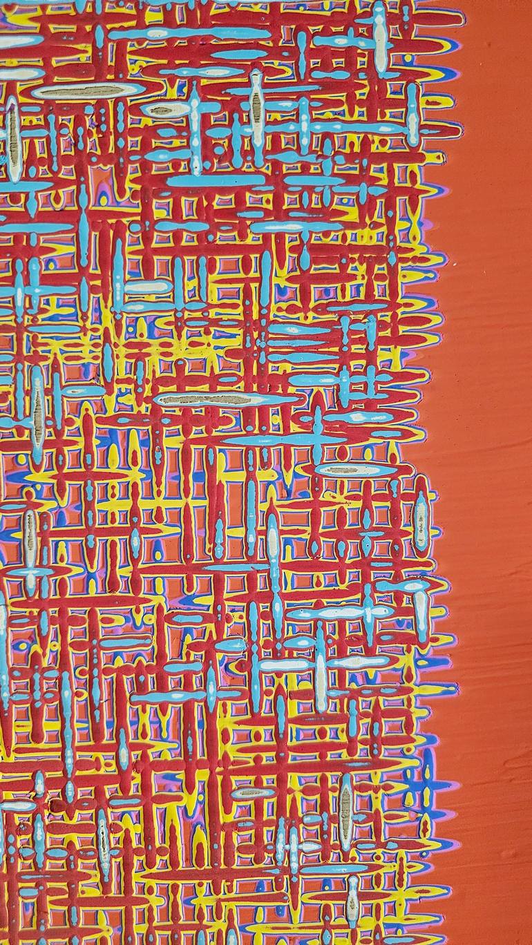 Original Abstract Expressionism Abstract Painting by Michelle Oh