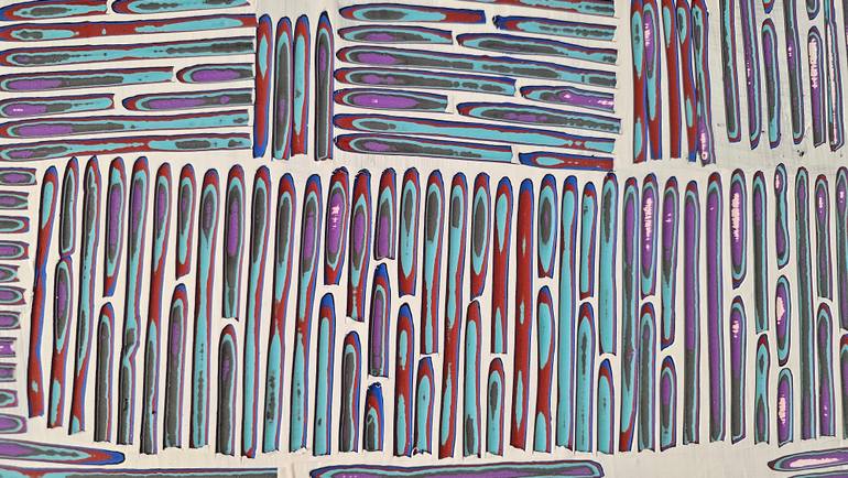 Original Abstract Expressionism Abstract Painting by Michelle Oh