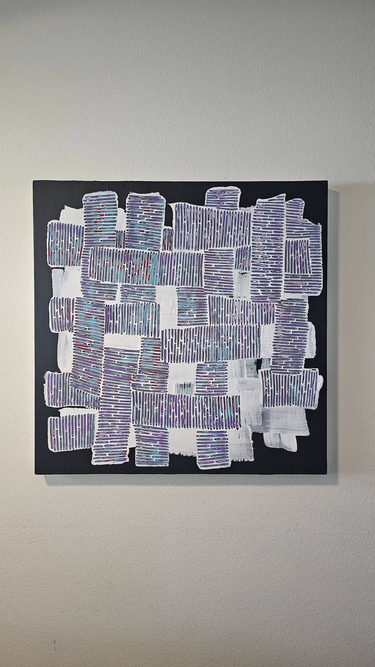 Original Abstract Expressionism Abstract Painting by Michelle Oh