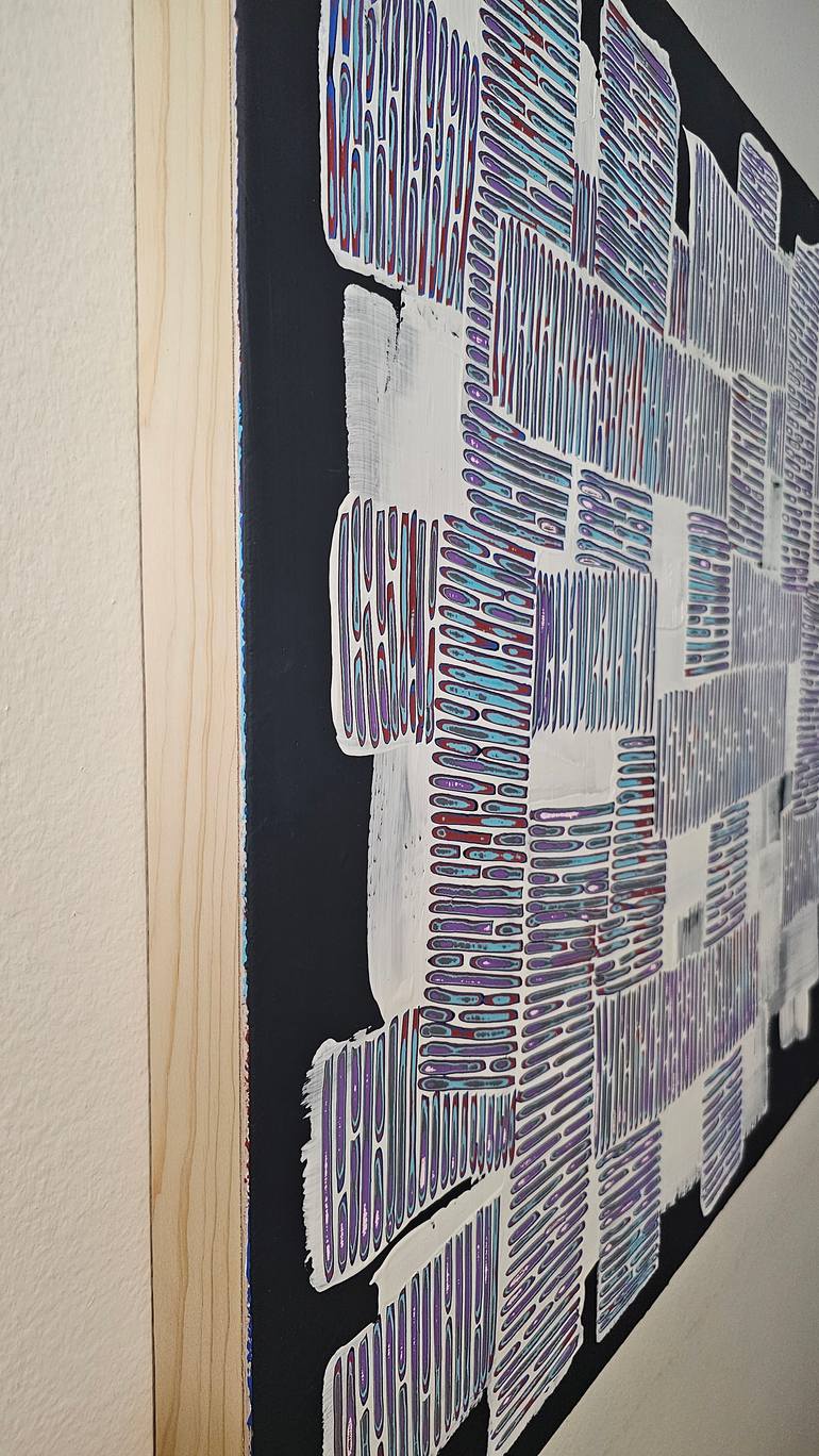 Original Abstract Expressionism Abstract Painting by Michelle Oh