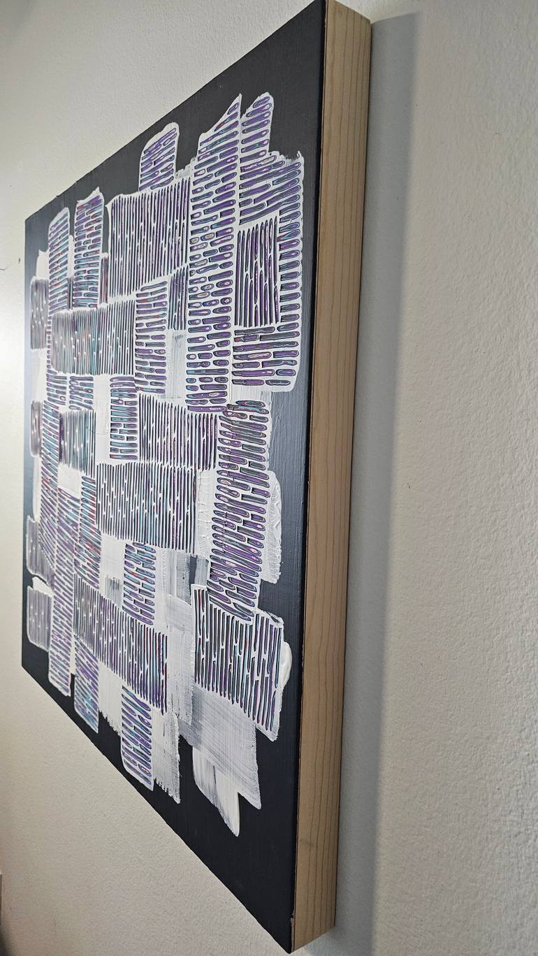 Original Abstract Expressionism Abstract Painting by Michelle Oh