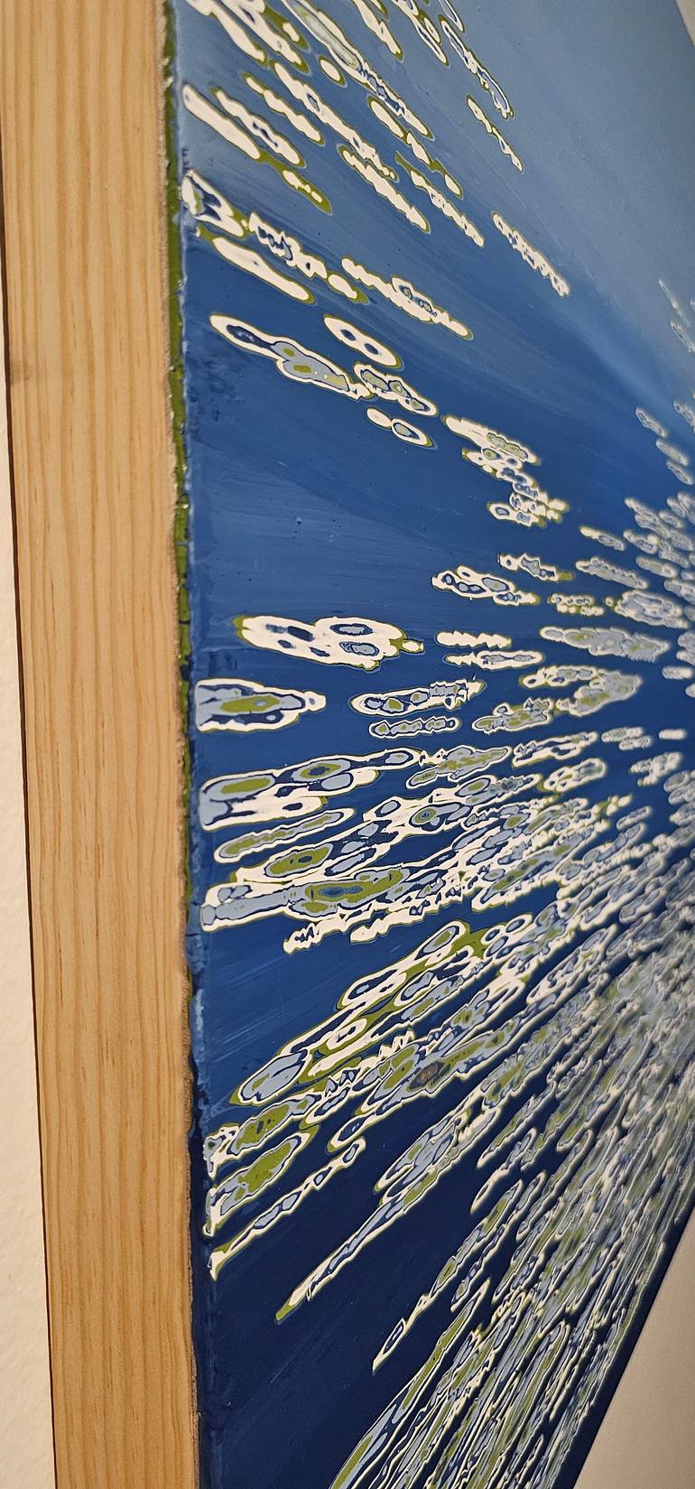 Original Abstract Expressionism Abstract Painting by Michelle Oh