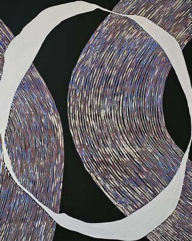Original Conceptual Abstract Painting by Michelle Oh