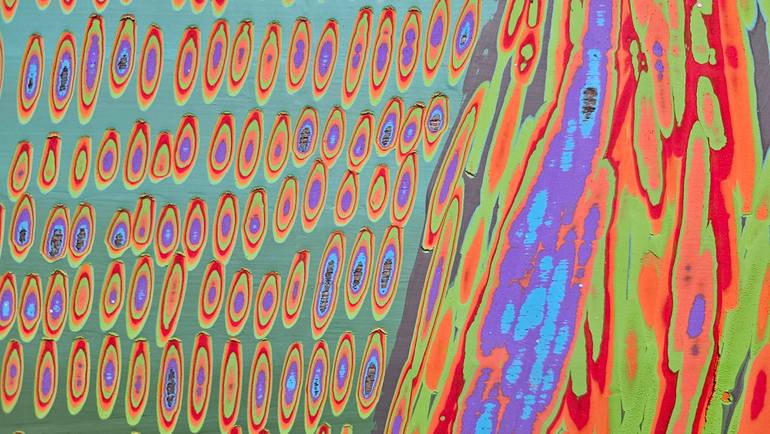 Original Conceptual Abstract Painting by Michelle Oh