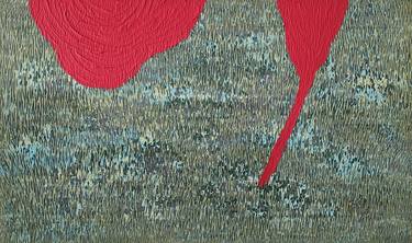 Original Abstract Expressionism Abstract Painting by Michelle Oh