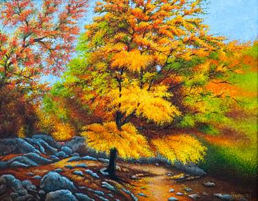 Original Landscape Paintings by Runa Bandyopadhyay