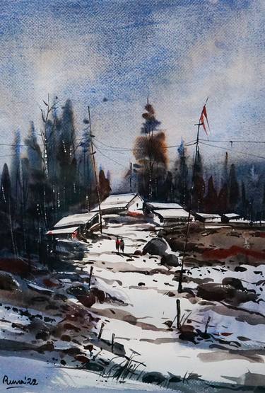 Original Landscape Paintings by Runa Bandyopadhyay