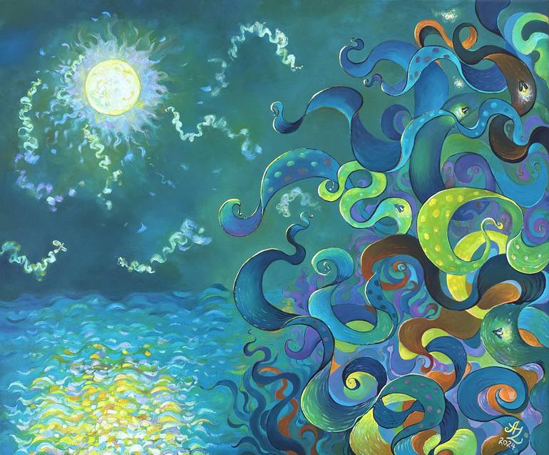 Original  Painting by anita zotkina