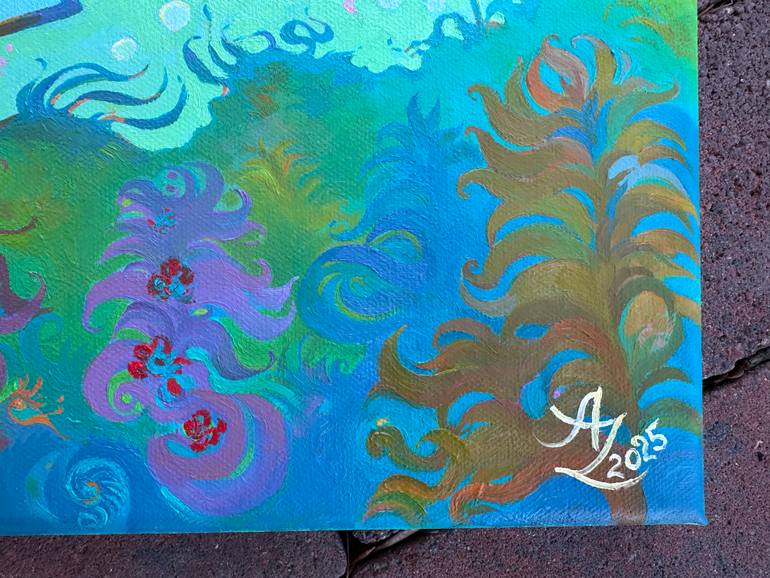 Original Surrealism Fantasy Painting by Anita Zotkina