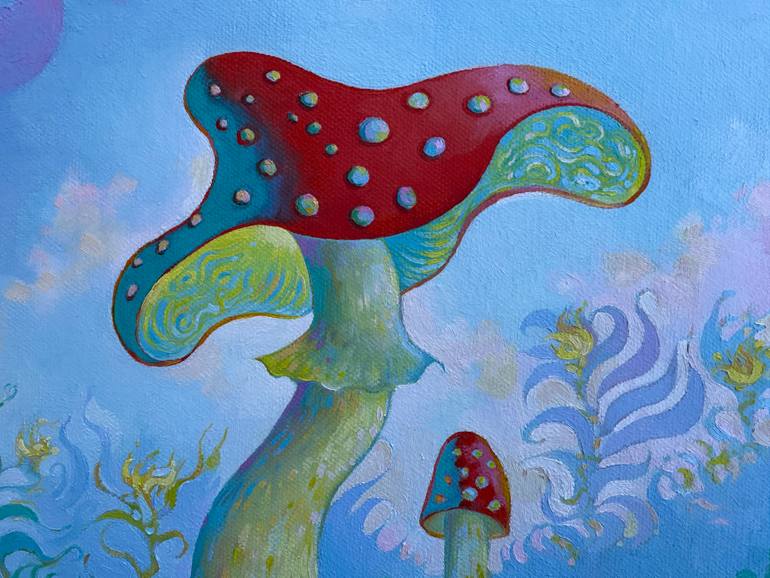 Original Surrealism Fantasy Painting by Anita Zotkina