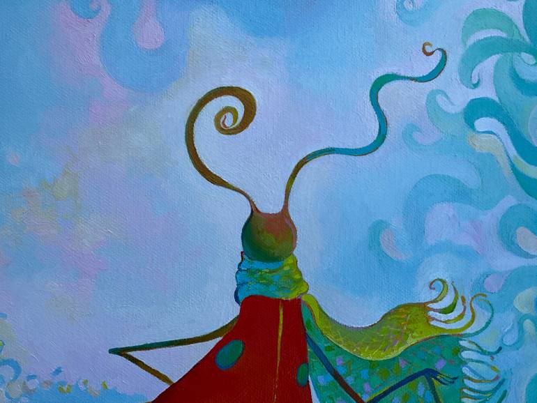 Original Surrealism Fantasy Painting by Anita Zotkina