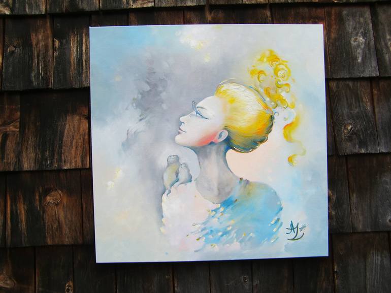 Original Women Painting by Anita Zotkina