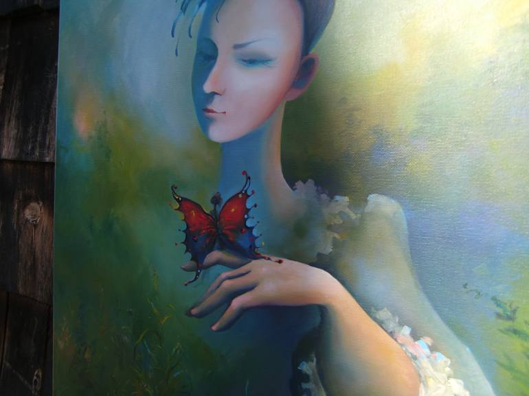 Original Fantasy Painting by Anita Zotkina