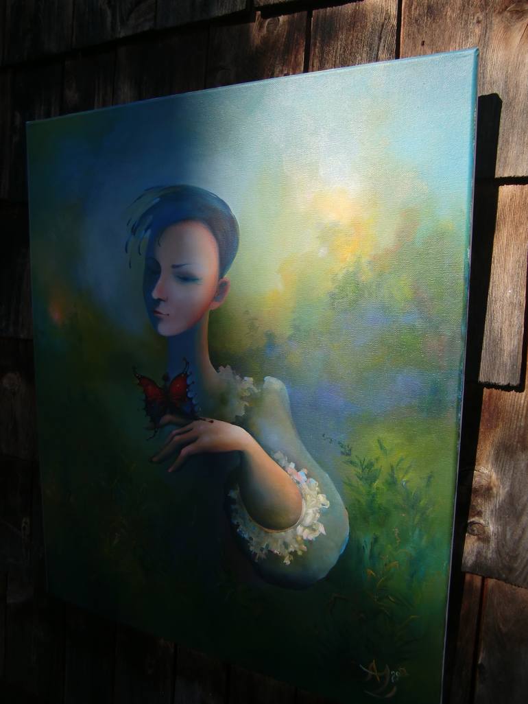 Original Fantasy Painting by Anita Zotkina