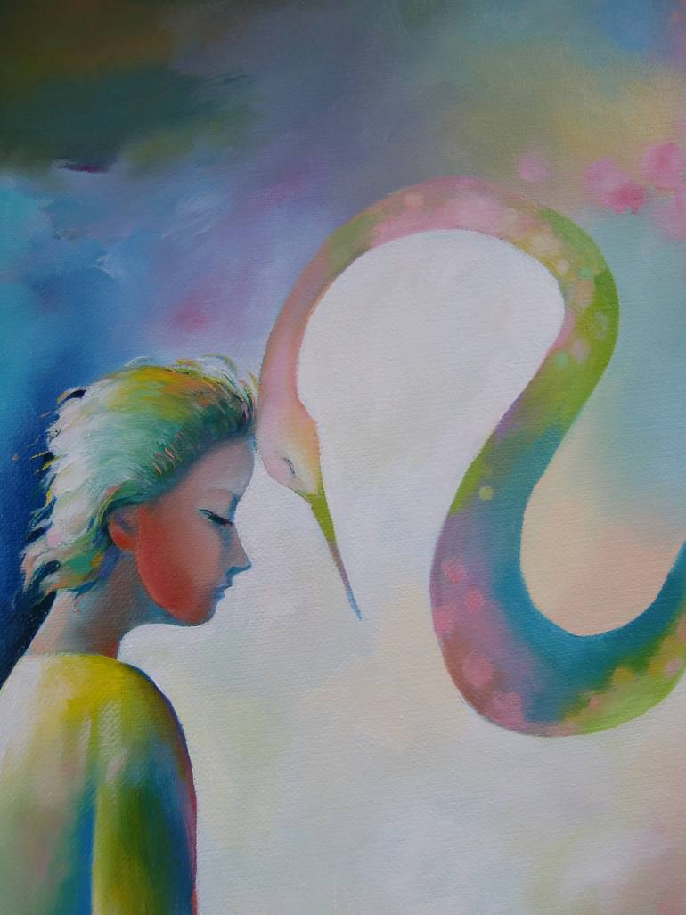 Original Abstract Expressionism Abstract Painting by Anita Zotkina