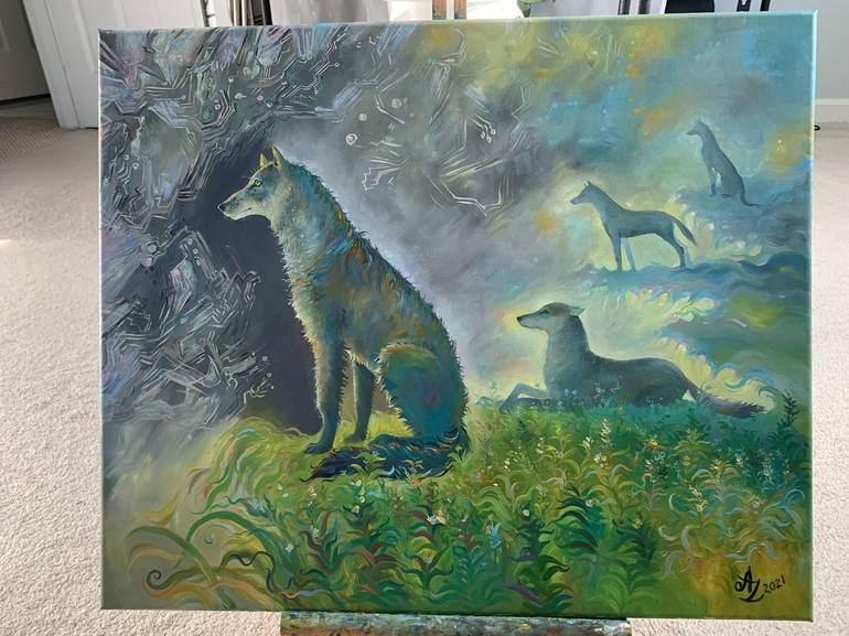 Original Animal Painting by Anita Zotkina