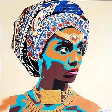 Original Pop Art Women Paintings by Vegert Agnes