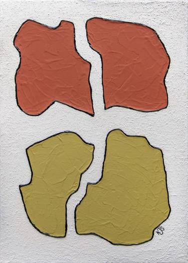 Print of Cubism Abstract Paintings by Keziah Swinford