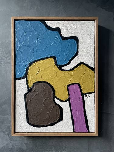 Original Cubism Abstract Paintings by Keziah Swinford