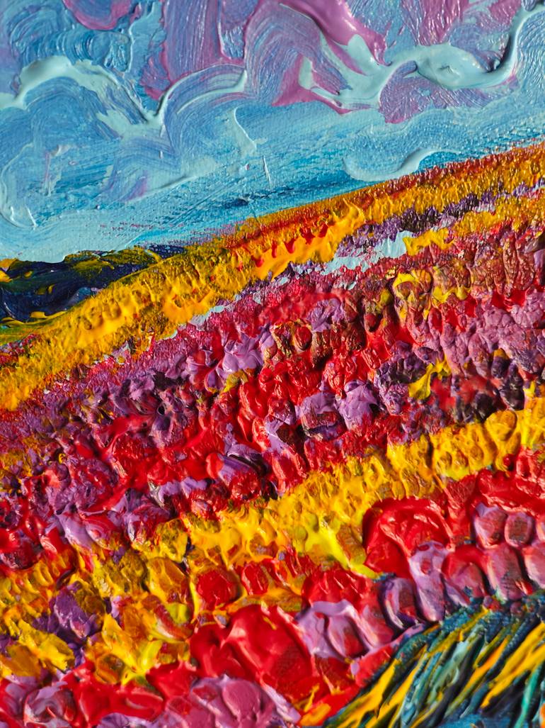 Original Impressionism Floral Painting by Daniela Rossi