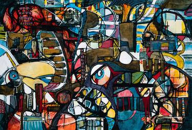 Original Modern Abstract Paintings by Stuart Hyde