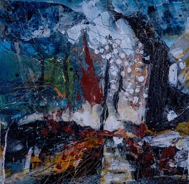 Original Abstract Expressionism Landscape Mixed Media by Stuart Hyde