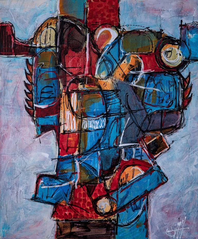 Totem No. 1 Painting by Stuart Hyde