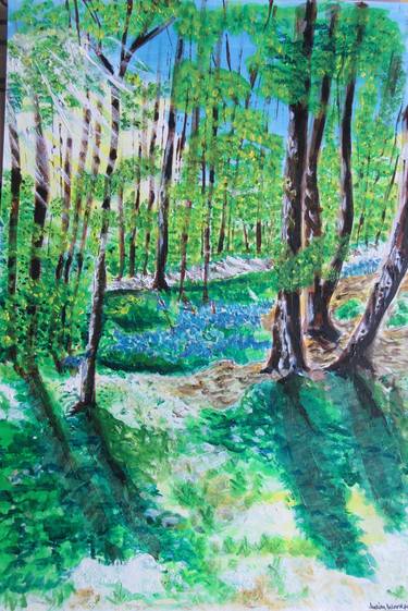 Original Impressionism Nature Paintings by Judith Woodfield