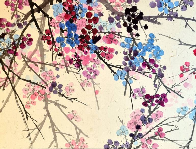Original Floral Painting by Joo-Young Choé