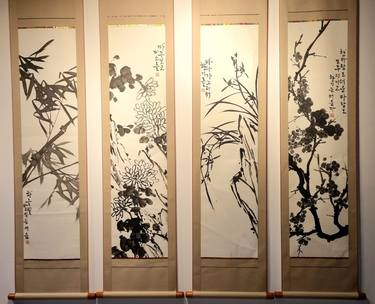 Original Calligraphy Paintings by Joo-Young Choé