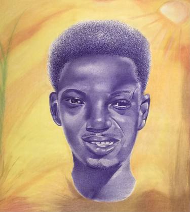 Original Portraiture Portrait Drawings by Agboola Adenike